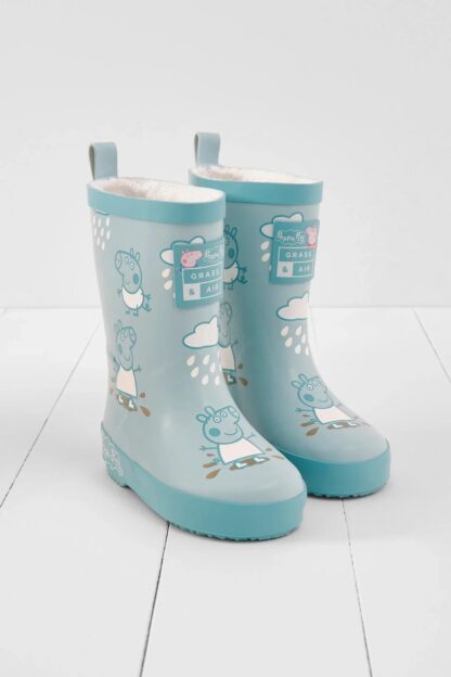 Colour Changing Kids Wellies George Blue